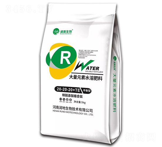 大量元素水溶肥料20-20-20+TE-平衡型-潤(rùn)地生物